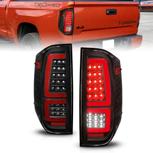Load image into Gallery viewer, ANZO 2014-2021 Toyota Tundra LED Taillights Black Housing/Clear Lens - Main Product View