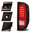 Load image into Gallery viewer, ANZO 2014-2021 Toyota Tundra LED Taillights Black Housing/Clear Lens - Back View