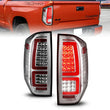 Load image into Gallery viewer, ANZO 2014-2021 Toyota Tundra LED Taillights Chrome Housing/Clear Lens - Main Product View