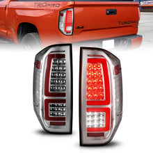 Load image into Gallery viewer, ANZO 2014-2021 Toyota Tundra LED Taillights Chrome Housing/Clear Lens - Main Product View