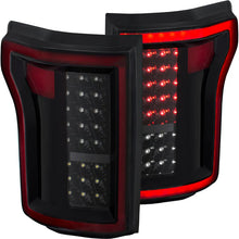 Load image into Gallery viewer, ANZO 2015-2016 Ford F-150 LED Taillights Black - Side View