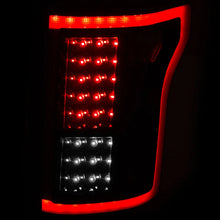Load image into Gallery viewer, ANZO 2015-2016 Ford F-150 LED Taillights Black - Back View