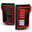 Load image into Gallery viewer, ANZO 2015-2016 Ford F-150 LED Taillights Black - Installation View