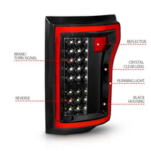 Load image into Gallery viewer, ANZO 2015-2016 Ford F-150 LED Taillights Black - Additional View 8