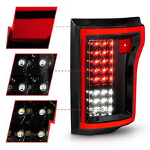 Load image into Gallery viewer, ANZO 2015-2016 Ford F-150 LED Taillights Black - Additional View 9