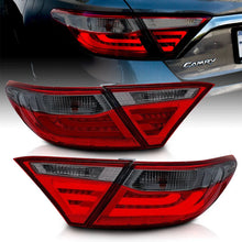 Load image into Gallery viewer, ANZO 2015-2016 Toyota Camry LED Taillights Smoke - Main Product View