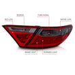 Load image into Gallery viewer, ANZO 2015-2016 Toyota Camry LED Taillights Smoke - Additional View 5