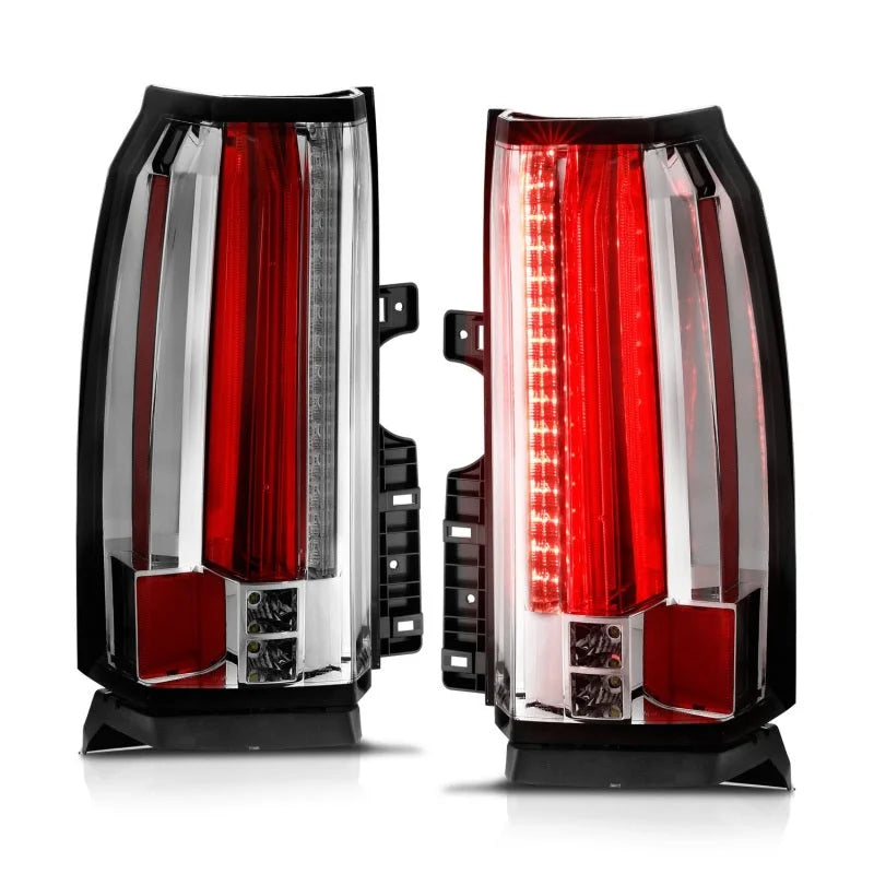 ANZO 2015-2017 Chevrolet Suburban/Tahoe LED Taillights Chrome - Additional View 5