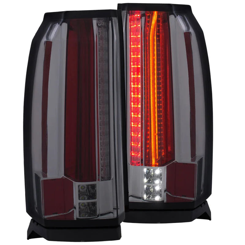 ANZO 2015-2017 Chevrolet Suburban/Tahoe LED Taillights Smoke - Main Product View