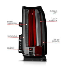 Load image into Gallery viewer, ANZO 2015-2017 Chevrolet Suburban/Tahoe LED Taillights Smoke - Additional View 9