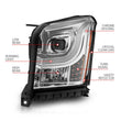Load image into Gallery viewer, ANZO 2015-2017 GMC Yukon XL Projector Headlights W Lightbar - Chrome/Amber - Additional View 6