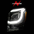 Load image into Gallery viewer, ANZO 2015-2017 GMC Yukon XL Projector Headlights W Lightbar - Chrome/Amber - Additional View 7
