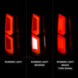 Load image into Gallery viewer, ANZO 2015-2020 Chevrolet Tahoe LED Tail Lights w/ Light Bar Chrome Housing Clear Lens - Side View