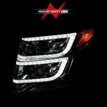 Load image into Gallery viewer, ANZO 2015-2020 Chevy Tahoe Projector Headlights Plank Style Chrome w/DRL - Additional View 5