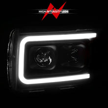 Load image into Gallery viewer, ANZO 2015+ GMC Canyon Projector Headlights w/ Plank Style Design Black w/ Amber - Additional View 5