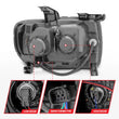 Load image into Gallery viewer, ANZO 2015+ GMC Canyon Projector Headlights w/ Plank Style Design Black w/ Amber - Additional View 9