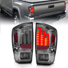 Load image into Gallery viewer, ANZO 2016-2017 Toyota Tacoma LED Taillights Smoke - Main Product View