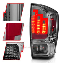 Load image into Gallery viewer, ANZO 2016-2017 Toyota Tacoma LED Taillights Smoke - Additional View 5