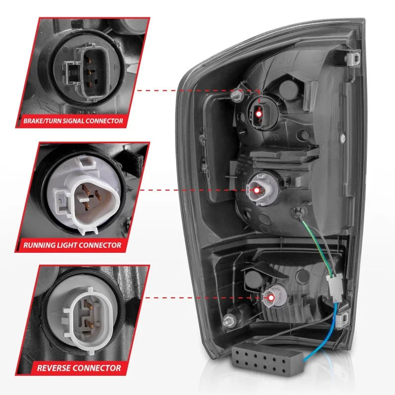ANZO 2016-2017 Toyota Tacoma LED Taillights Smoke - Additional View 7