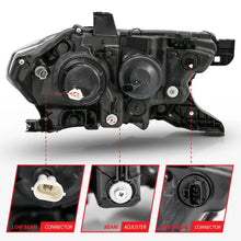 Load image into Gallery viewer, ANZO 2016-2017 Toyota Tacoma Projector Headlights w/ Plank Style Switchback Black w/ Amber - Additional View 8