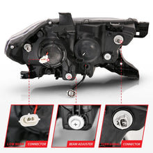 Load image into Gallery viewer, ANZO 2016-2017 Toyota Tacoma Projector Headlights w/ Plank Style Switchback Black w/ Amber w/ DRL - Additional View 5