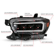 Load image into Gallery viewer, ANZO 2016-2018 Toyota Tacoma LED Projector Headlights Plank Style Black w/ Amber - Installation View