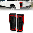 Load image into Gallery viewer, ANZO 2017+ Ford F-250 LED Taillights - Black/Clear - Main Product View