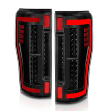 Load image into Gallery viewer, ANZO 2017+ Ford F-250 LED Taillights - Black/Clear - Additional View 7