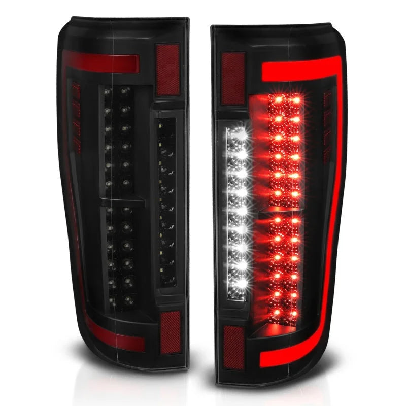 ANZO 2017+ Ford F-250 LED Taillights - Black/Smoke - Additional View 8