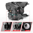 Load image into Gallery viewer, ANZO 2018-2020 Ford F-150 Projector Headlight w/Plank Style Switchback Chrome Housing - Additional View 6