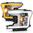Load image into Gallery viewer, ANZO 2018-2020 Ford F-150 Projector Headlight w/Plank Style Switchback Chrome Housing - Additional View 7