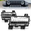 Load image into Gallery viewer, ANZO 2018-2021 Jeep Wrangler LED Side Markers Chrome Housing Clear Lens w/ Sequential Signal - Main Product View