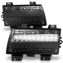 Load image into Gallery viewer, ANZO 2018-2021 Jeep Wrangler LED Side Markers Chrome Housing Smoke Lens w/ Seq. Signal Low Config - Additional View 7