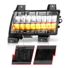 Load image into Gallery viewer, ANZO 2018-2021 Jeep Wrangler LED Side Markers Chrome Housing Smoke Lens w/ Seq. Signal Sport Bulb - Additional View 8