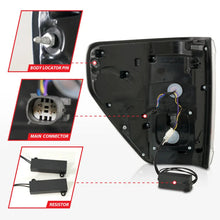 Load image into Gallery viewer, ANZO 21-23 Ford F-150 LED Taillights Seq. Signal w/BLIS Cover - Black (For Factory Halogen ONLY) - Installation View