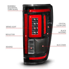 Load image into Gallery viewer, ANZO 21-23 Ford F-150 LED Taillights Seq. Signal w/BLIS Cover - Black Housing - Additional View 6