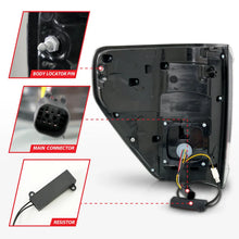 Load image into Gallery viewer, ANZO 21-23 Ford F-150 LED Taillights Seq. Signal w/BLIS Cover - Black Smoke - Installation View