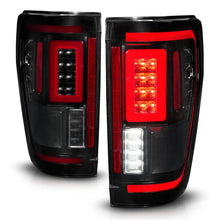 Load image into Gallery viewer, ANZO 21-23 Ford F-150 LED Taillights Seq. Signal w/BLIS Cover - Smoke Blk (For Factory Halogen ONLY) - Side View