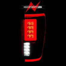 Load image into Gallery viewer, ANZO 21-23 Ford F-150 LED Taillights Seq. Signal w/BLIS Cover - Smoke Blk (For Factory Halogen ONLY) - Additional View 5