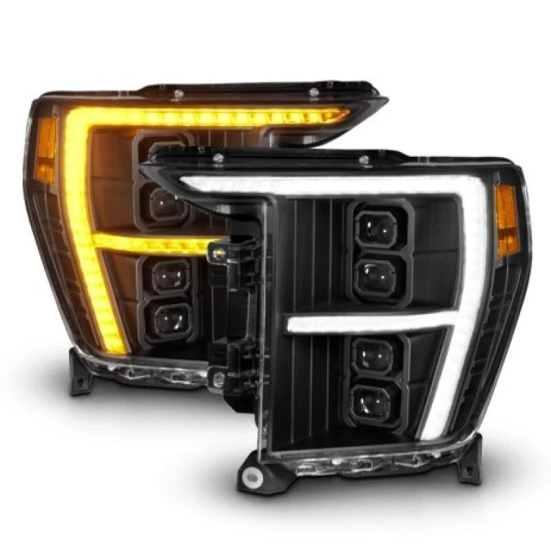 ANZO 21-23 Ford F-150 (w/Factory Halogen) Z-Series Full LED Proj Headlights - Driver Side ONLY - Main Product View