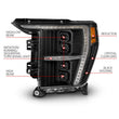 Load image into Gallery viewer, ANZO 21-23 Ford F-150 (w/Factory Halogen) Z-Series Full LED Proj Headlights - Driver Side ONLY - Additional View 5