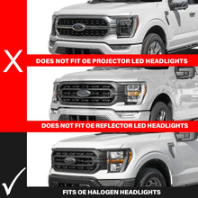 Load image into Gallery viewer, ANZO 21-23 Ford F-150 (w/Factory Halogen) Z-Series Full LED Proj Headlights - Pass. Side ONLY - Back View