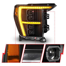 Load image into Gallery viewer, ANZO 21-23 Ford F-150 (w/Factory Halogen) Z-Series Full LED Proj Headlights - Pass. Side ONLY - Additional View 7