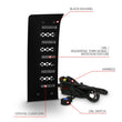 Load image into Gallery viewer, ANZO 22-24 Toyota Tundra (w/Factory LED Refl. &amp; OE Bumper) Z-Series Full LED DRL Vent Lights - Pair - Side View