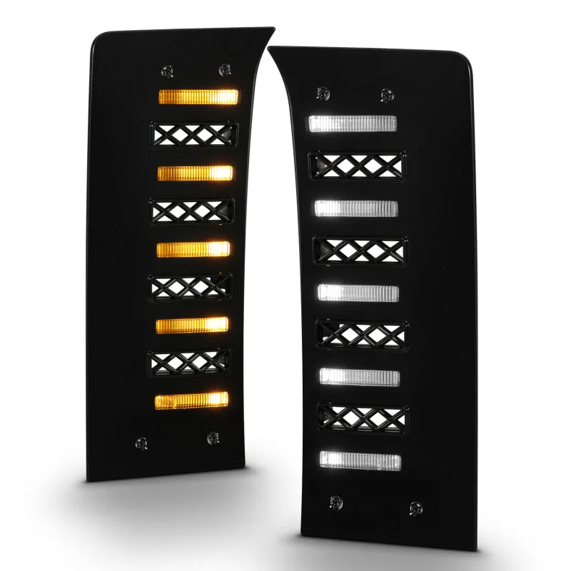 ANZO 22-24 Toyota Tundra (w/Factory LED Refl. & OE Bumper) Z-Series Full LED DRL Vent Lights - Pair - Additional View 5