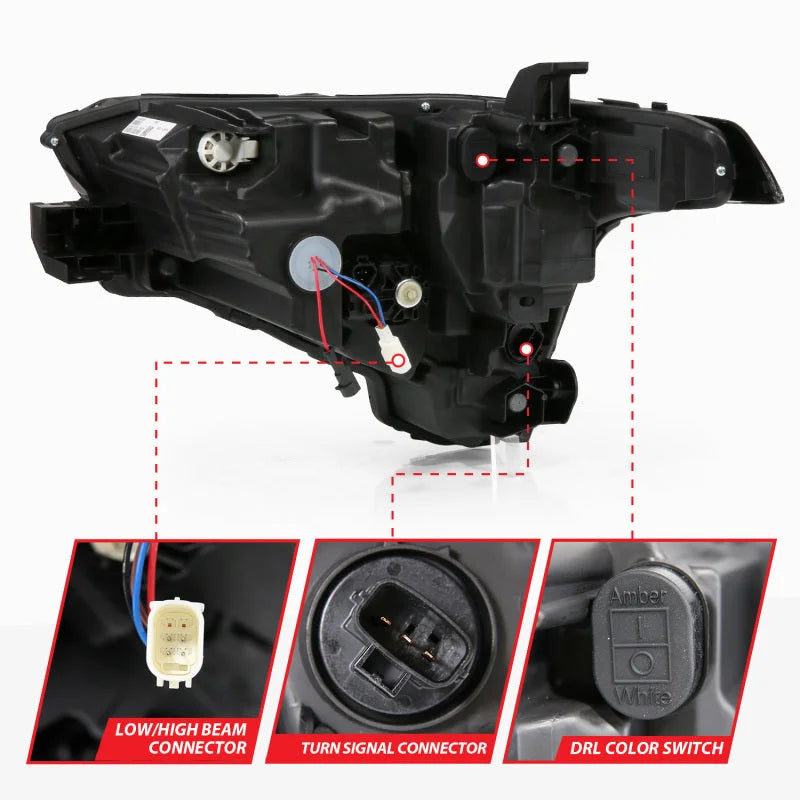 ANZO 22-24 Toyota Tundra (w/Factory LED Refl.) Z-Series Full LED Proj Headlights - Pass. Side ONLY - Additional View 5