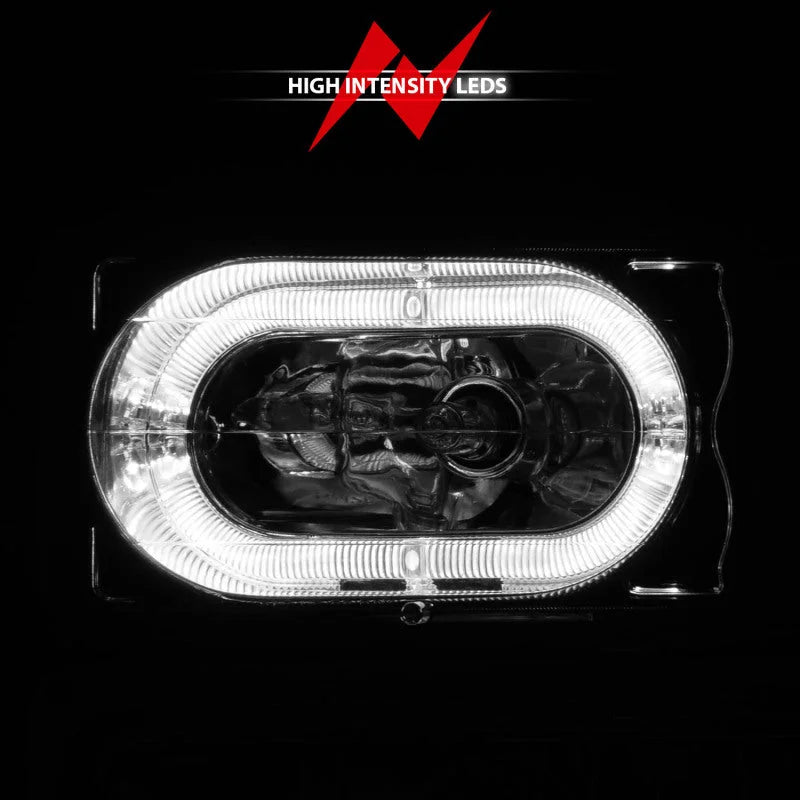 ANZO 88-98 Chevrolet C1500 Crystal Headlights Chrome Housing w/ Signal and Side Marker Lights - Additional View 5