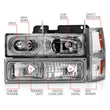 Load image into Gallery viewer, ANZO 88-98 Chevrolet C1500 Crystal Headlights Chrome Housing w/ Signal and Side Marker Lights - Additional View 6