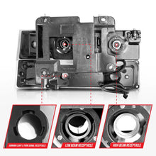 Load image into Gallery viewer, ANZO 88-98 Chevrolet C1500 Crystal Headlights w/ Light Bar Black Housing w/ Signal Side Markers 8Pcs - Installation View