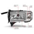 Load image into Gallery viewer, ANZO 94-02 Dodge RAM Crystal Headlight - w/ Light Bar Chrome Housing - Back View